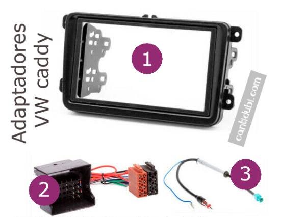 Adaptadores necesarios para radio 2din en Volkswagen Caddy Adaptadores necesarios para radio 2din en Volkswagen Caddy
